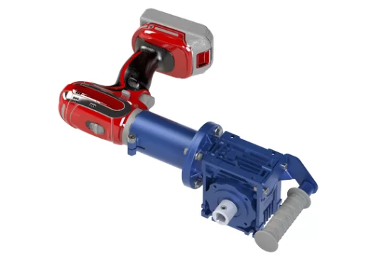 Napęd  aparatu do nawiercania wodociągów - Zespół napędowy