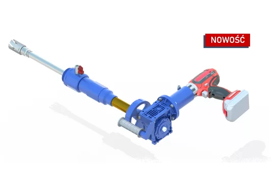 Napęd  aparatu do nawiercania wodociągów - Zestaw Mały