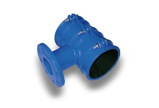 Obejma do nawiercania z odejściem kołnierzowym na rury PCV i PE - galeria 